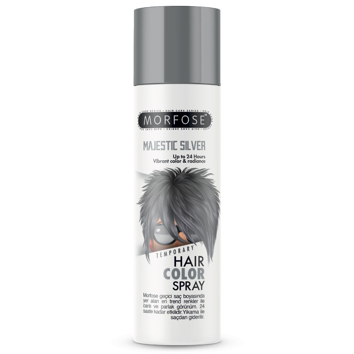 Gliter / šljokice za kosu zlatni 125 ml - Slika 2
